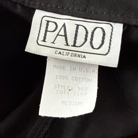 Pado California Embellished Black Denim Jacket Womens M/L Vintage 80s Glam - Picture 6 of 7